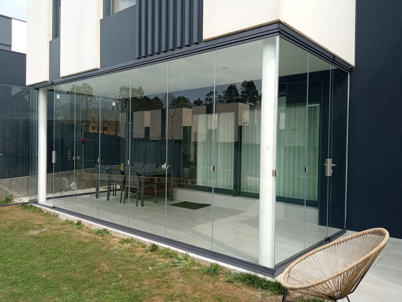 Cortinas de cristal Oleiros
