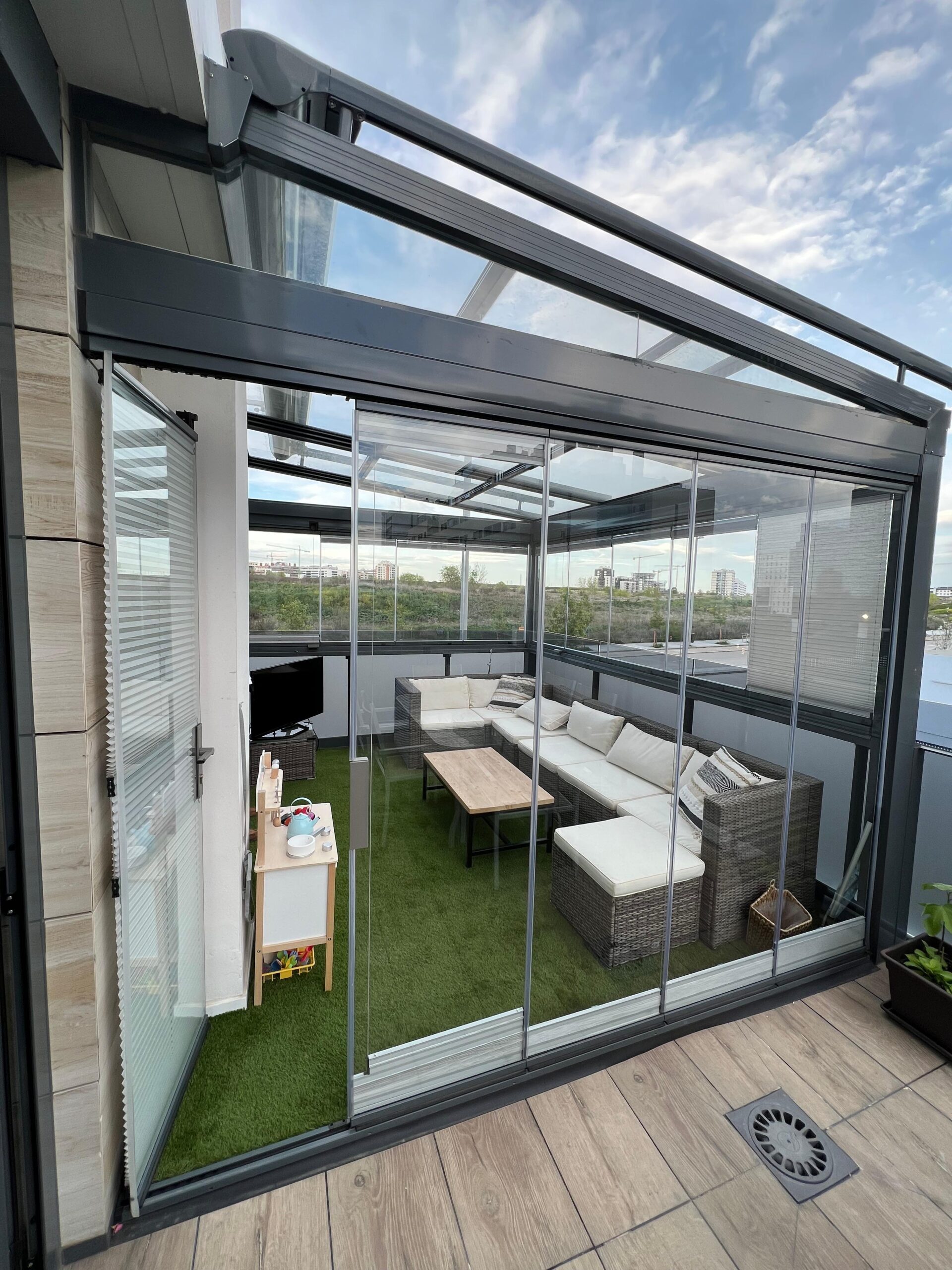 Cerramiento de terraza Glassmon